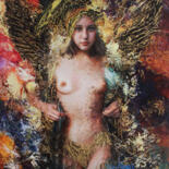 Malarstwo zatytułowany „The fourteen angel” autorstwa Rékai Zsolt, Oryginalna praca, Olej
