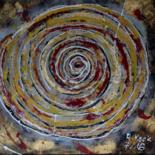 Painting titled "Roundabout" by Renate Kock, Original Artwork, Acrylic