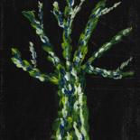 Painting titled "Un arbre qui émerge…" by Régis Gerard, Original Artwork