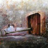 Painting titled "IMAGINATION TRANSPA…" by Abdelkader Rhorbal, Original Artwork, Oil Mounted on Wood Stretcher frame