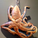 Sculpture titled "" Octopus "" by Riquet Faure, Original Artwork, Bronze