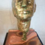 Escultura titulada "« L ' or de Jade »" por Riquet Faure, Obra de arte original, Fundición