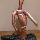 Sculpture titled "" La fille k.riquet…" by Riquet Faure, Original Artwork