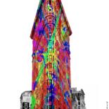 Photographie intitulée "FLATIRON Rainbow" par Rivierakris, Œuvre d'art originale, Photographie numérique