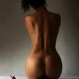 Photographie intitulée "The Pear" par Roberto Manetta, Œuvre d'art originale, Photographie numérique