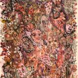 Peinture intitulée "Orgies rythmiques" par Romano Valsky, Œuvre d'art originale, Acrylique