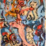 Pittura intitolato "À la bolognaise" da Romano Valsky, Opera d'arte originale, Acrilico