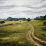 Painting titled "Campo Uruguayo" by Romina Rosin, Original Artwork, Other