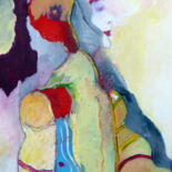 Pittura intitolato "La marquise" da Rosemay Dahan, Opera d'arte originale, Pastello