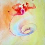 Painting titled "angel (4) #artistsu…" by Sabina Kiss, Original Artwork, Acrylic