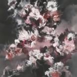 Peinture intitulée "Flowerstorm" par Elyf.Art, Œuvre d'art originale, Acrylique