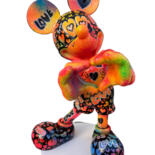 Скульптура под названием "Mickey Love" - Sabrina Seck, Подлинное произведение искусства, Маркер