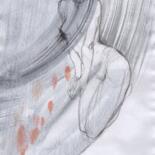 Рисунок под названием "Abstract erotic art" - Samira Yanushkova, Подлинное произведение искусства, Акварель
