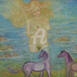 Painting titled "BEAUTE DANS LA NATU…" by Salvador  Moreno, Original Artwork, Oil