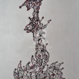 Drawing titled "CARNAVAL IV" by Salvador  Moreno, Original Artwork, Marker