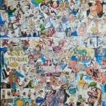 Collages titled "Collage und comics 2" by Susanne Schnackertz. ( Sanne), Original Artwork, Collages