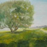 Картина под названием "The tree" - Sarah Rozen, Подлинное произведение искусства