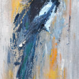 Painting titled "Magpie V" by Sbboursot, Original Artwork, Acrylic