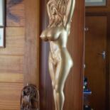 Sculpture intitulée "nude Mrs Winslow-2" par Scott Kuehl, Œuvre d'art originale, Résine