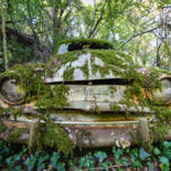 Photographie intitulée "Ancienne Voiture Si…" par Sébastien Blanc, Œuvre d'art originale, Photographie numérique Monté sur A…