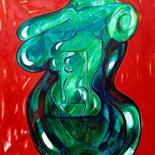 Painting titled "Evolution body" by Seksikoza Loveenergy Style Contemporary, Original Artwork, Oil