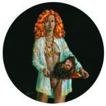 Картина под названием "Salome" - Sergei Chernyshev, Подлинное произведение искусства, Темпера
