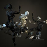 Arte digital titulada "Gooseberry" por Sergey Lutsenko, Obra de arte original, Modelado 3D Montado en Bastidor de camilla de…
