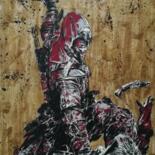 Peinture intitulée "Assassins Creed" par Sérgio Clemente, Œuvre d'art originale, Acrylique Monté sur Châssis en bois