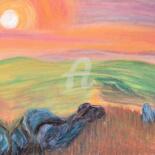 Digital Arts titled "Summer Sunset" by Sesha, Original Artwork