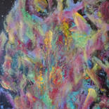 Peinture intitulée "Rêveries cristallin…" par Shanty, Œuvre d'art originale, Acrylique