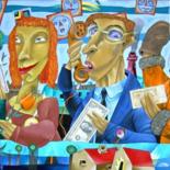 Painting titled "lucky ticket" by Yury Shtapakov, Original Artwork