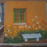 Painting titled "La ventana de mi pa…" by Silo, Original Artwork, Oil