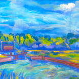 Painting titled "plein air sketch (8)" by Simon Taylor, Original Artwork
