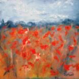 Painting titled "Poppies" by Simon Taylor, Original Artwork