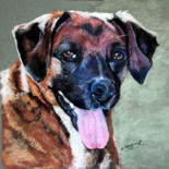 ANIMAUX - Catégorie CHIENS au PASTEL by Simone Mugnier