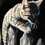 ANIMAUX - Catégorie CHATS au PASTEL by Simone Mugnier