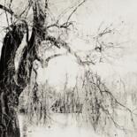 Fotografie mit dem Titel "L’ Arbre du Lac (Th…" von Sinden Collier, Original-Kunstwerk, Analog Fotografie