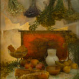 Painting titled "Red honey .jpg" by Igor Skorikov, Original Artwork, Oil