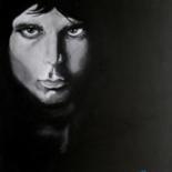 Peinture intitulée "Jim Morrison" par Smconcept, Œuvre d'art originale, Huile