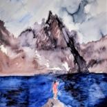 Painting titled "You had something t…" by Benny Smet, Original Artwork, Watercolor