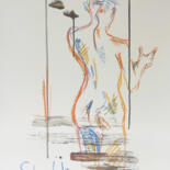 Pintura titulada "lever" por Solrenkli, Obra de arte original, Pastel