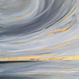 Pintura titulada "Golden Sky" por Sophia Kühn, Obra de arte original, Acrílico