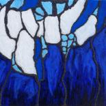 Pittura intitolato "Roches bleues" da Sophie Ackermann, Opera d'arte originale, Acrilico