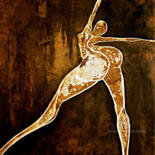 Peinture intitulée "Danse" par Sophie Mathieu, Œuvre d'art originale, Acrylique Monté sur Châssis en bois