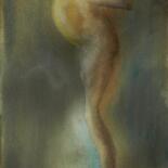 Schilderij getiteld "Maternity" door Sorin Niculae Lazar, Origineel Kunstwerk, Olie Gemonteerd op Frame voor houten brancard