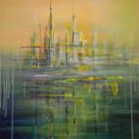 Peinture intitulée "CITY 7198" par Svetlana Sokolova, Œuvre d'art originale, Acrylique