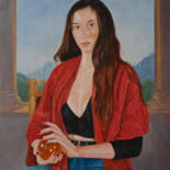 Painting titled "La affascinante" by Stan Bert Singer, Original Artwork, Oil