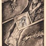 Incisioni, stampe intitolato "Lust. Series Seven…" da Leonid Stroganov, Opera d'arte originale, Acquaforte