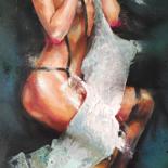 Картина под названием "Она живая" - Варвара Долматова, Подлинное произведение искусства, Масло Установлен на Деревянная рама…