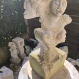 Sculpture titled "Caricatures" by Sublim By Nadoumi, Original Artwork, Aerated concrete